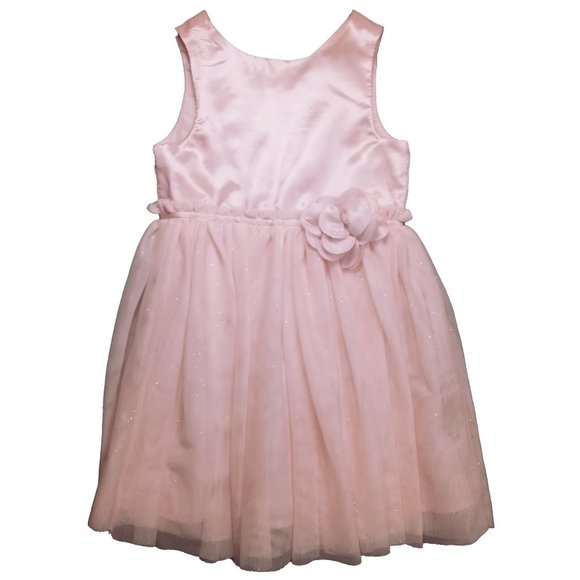 H&M Pale Pink Summer Spring Formal Party Dress Size US  2-3Y - Picture 1 of 6